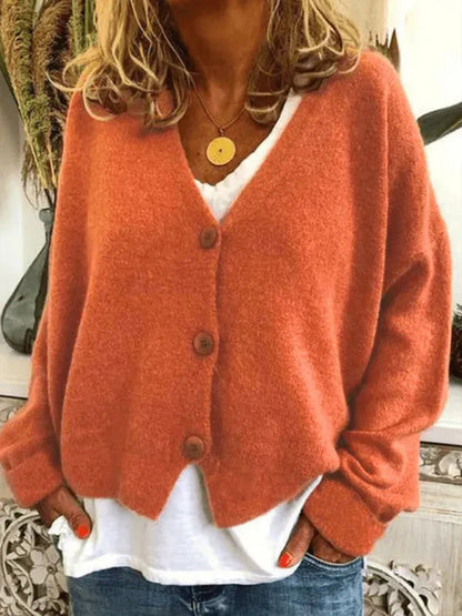 Bequeme Damen Strickjacke Pullover
