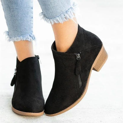 Stilvolle Knöchelstiefel Damen - IdealeKleiden