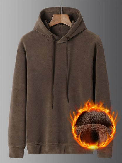 Klassischer Kapuzenpullover Herren Relaxed Fit - IdealeKleiden