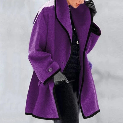 Herbst Winter Mantel Wollmix Damen