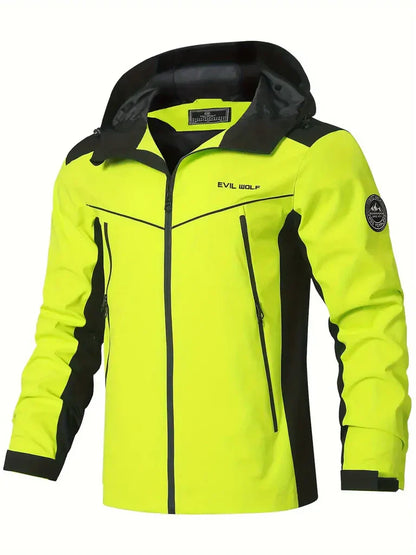 Wasserdichte Outdoor-Jacke Reflexion Aktiv Passform