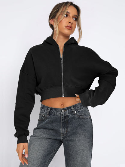 Weiche Fleece-Jacke mit Reißverschluss