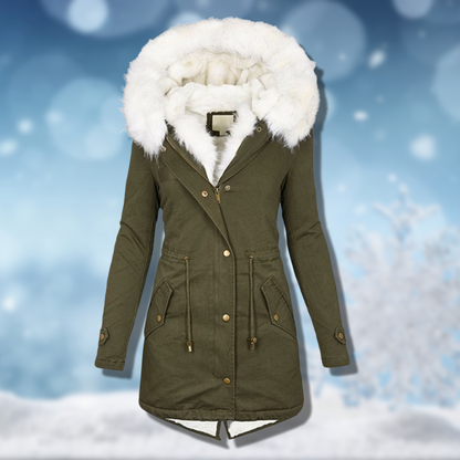 Winter Damenjacke Warm Gefüttert