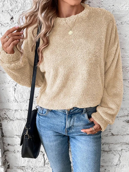 Damen Sweatshirt Bequem Modern