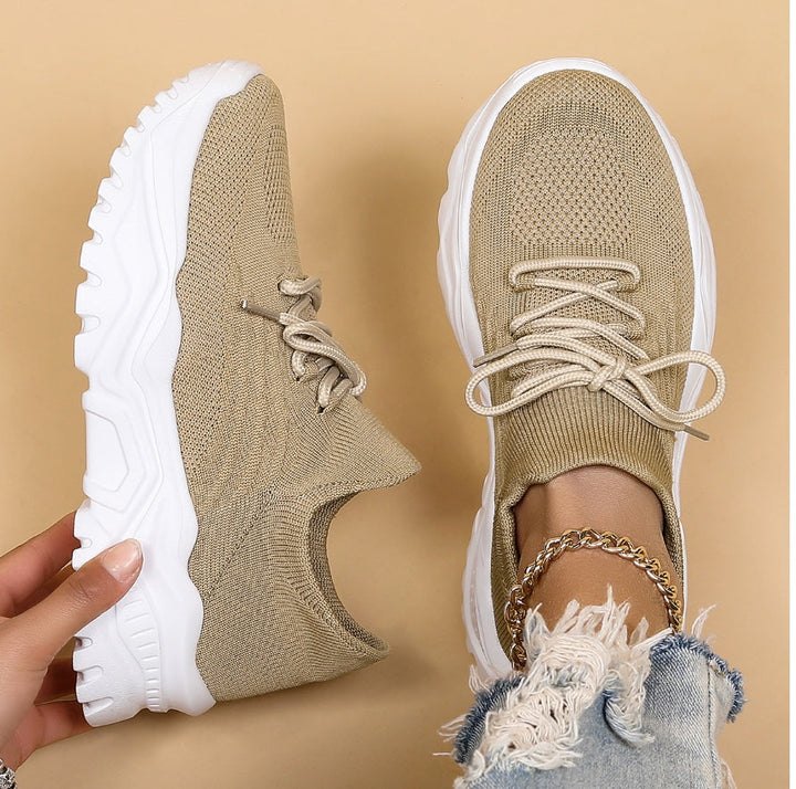Damen Sneaker Sportlich Elegant Design
