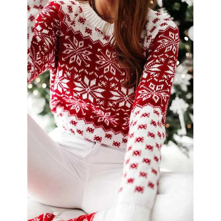Weihnachts-Pullover Damen Elegant