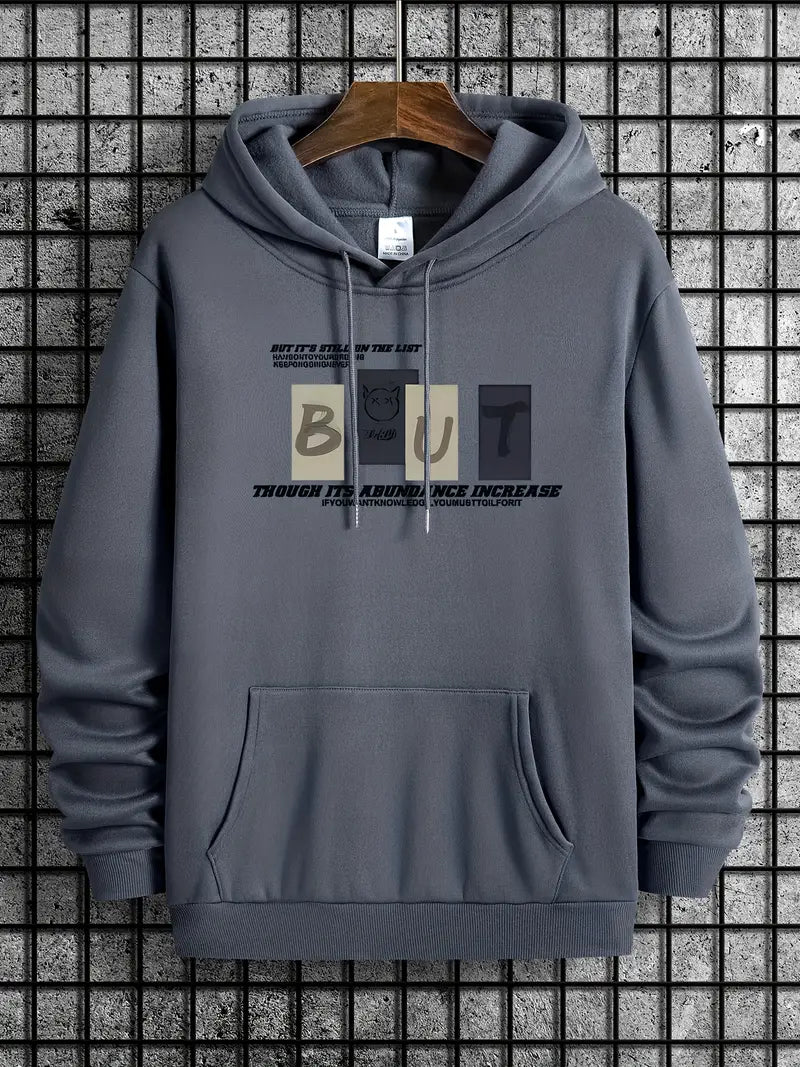 Garrett – Kapuzenpullover mit Grafik-Print für Herren - IdealeKleiden