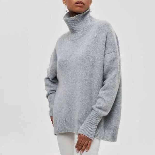 Damen Rollkragenpullover Slim Fit