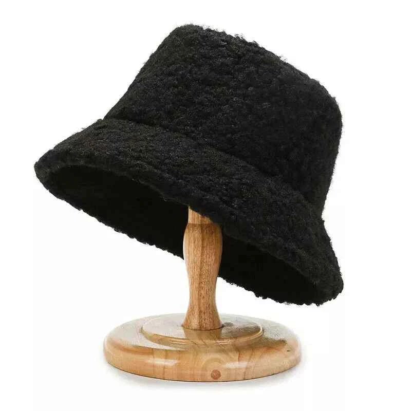 Damen Fischerhut Weich Teddy