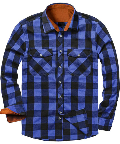 Herren Flanell Hemd Warm Modern