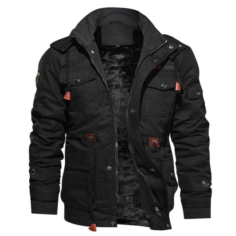 Warm gefütterte Winterjacke für Herren - IdealeKleiden