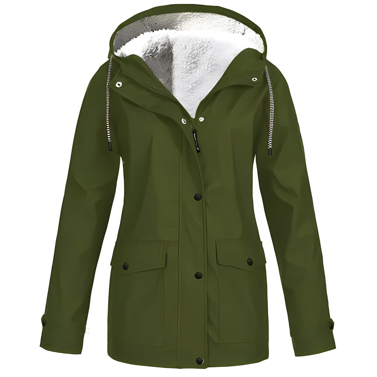 Wasserdichte DamenRegenjacke Fleece Isoliert