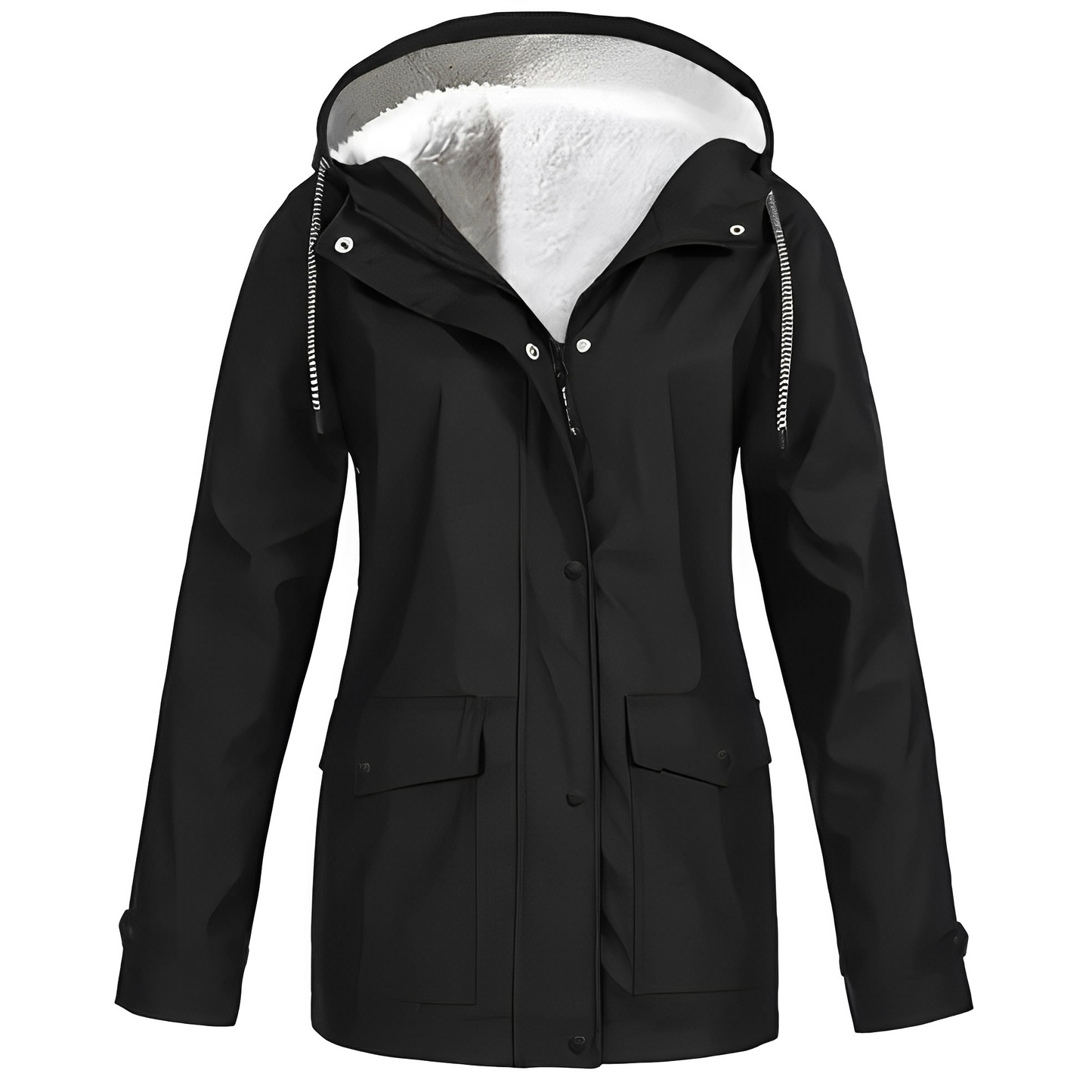 Wasserdichte DamenRegenjacke Fleece Isoliert