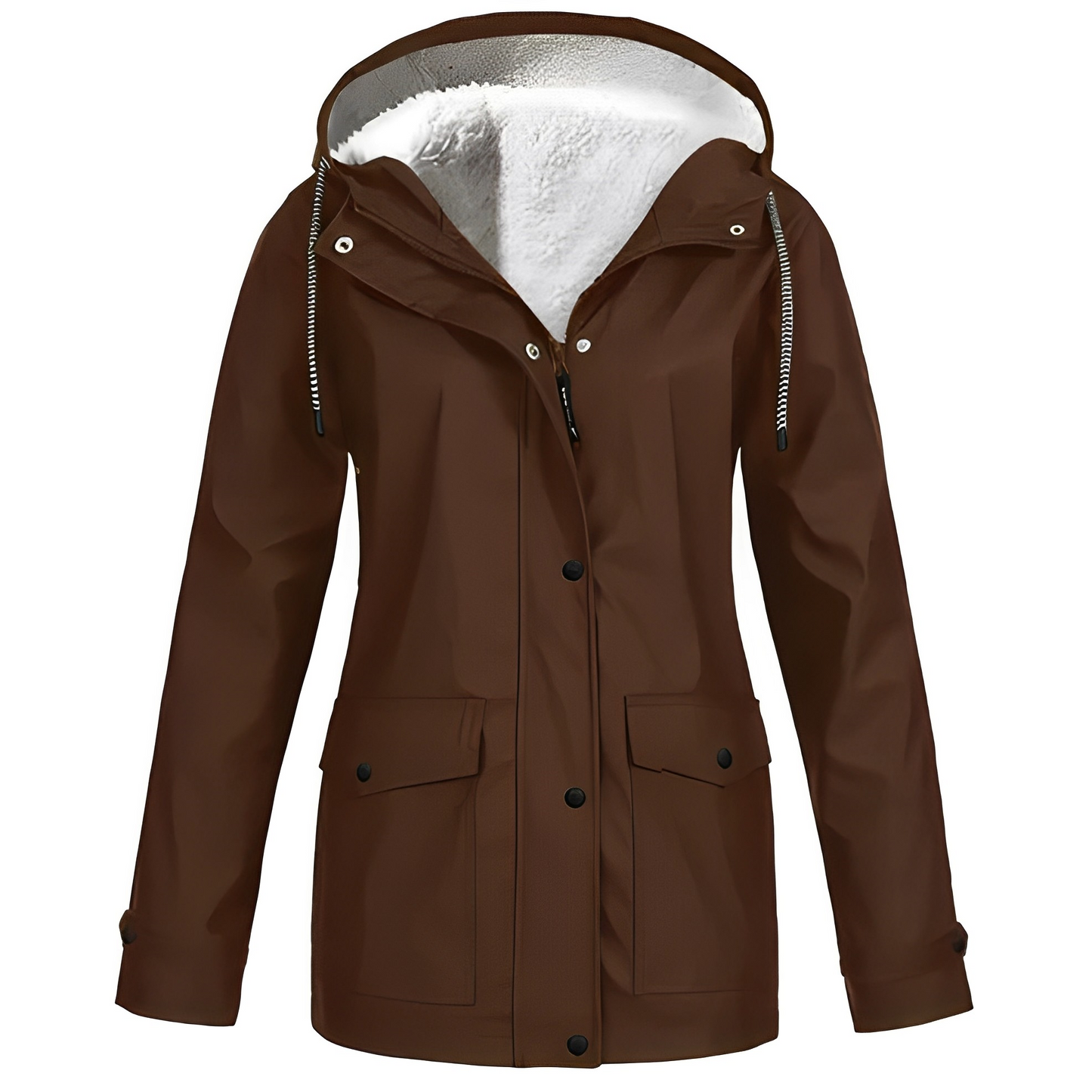 Wasserdichte DamenRegenjacke Fleece Isoliert