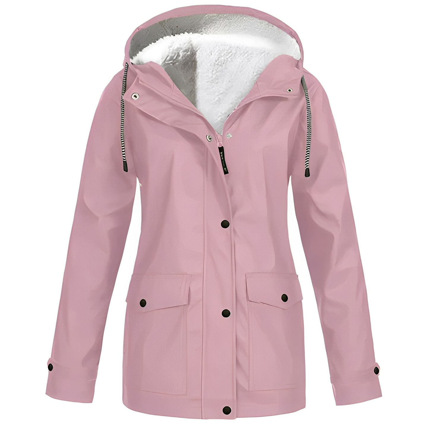 Wasserdichte DamenRegenjacke Fleece Isoliert