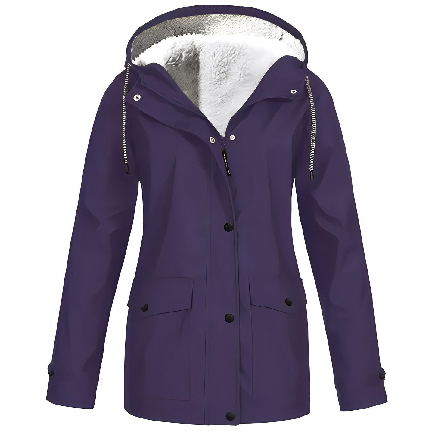 Wasserdichte DamenRegenjacke Fleece Isoliert