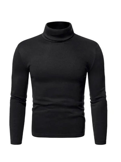 Herren Rollkragen Pullover Warm & Bequem