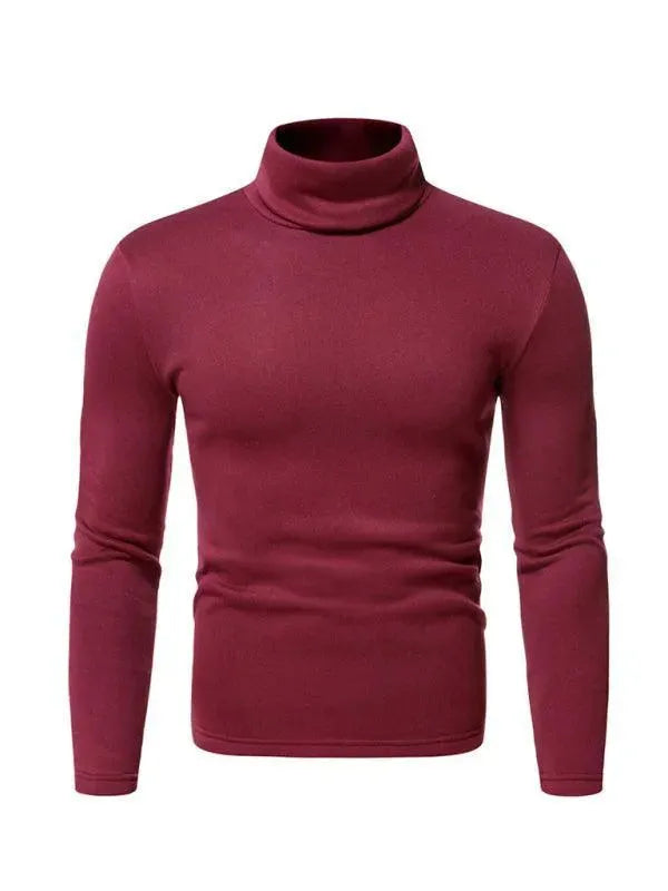 Herren Rollkragen Pullover Warm & Bequem