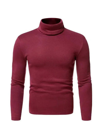 Herren Rollkragen Pullover Warm & Bequem