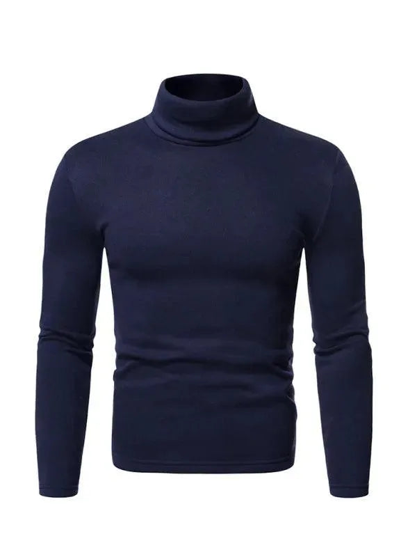 Herren Rollkragen Pullover Warm & Bequem