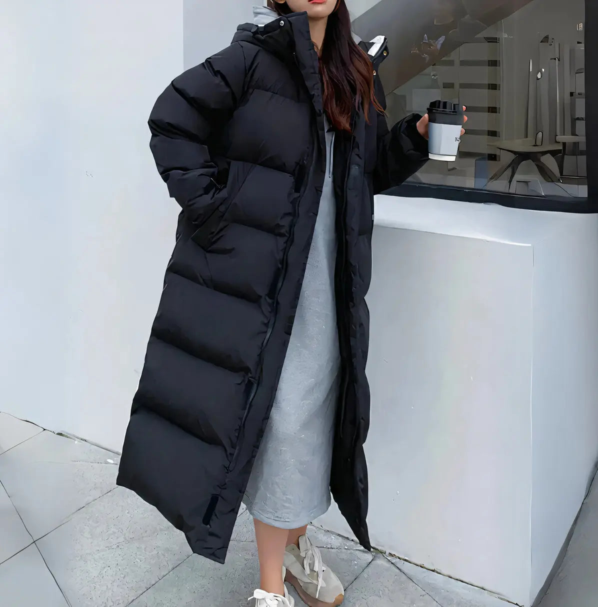 Winterparka Wärme Pufferjacke - IdealeKleiden