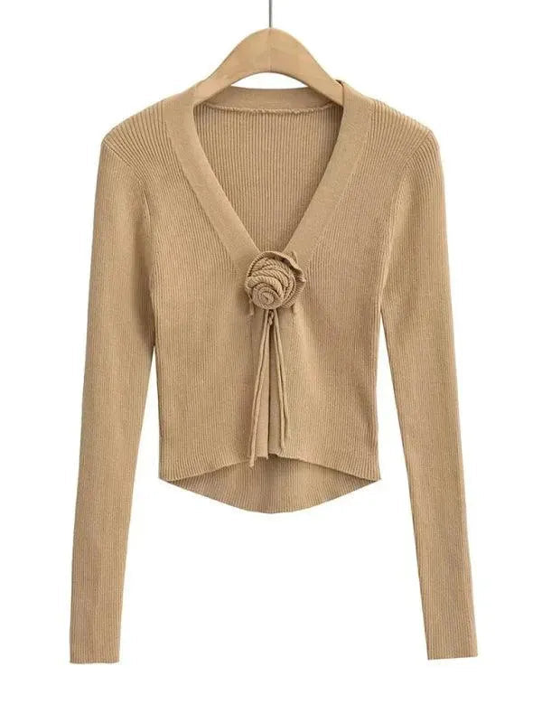 Stilvolle Damen Strickjacke Pullover