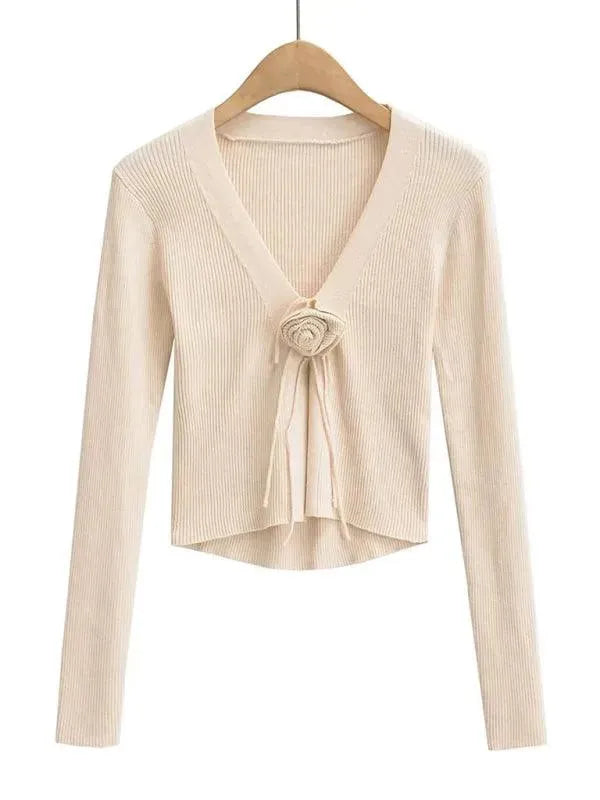 Stilvolle Damen Strickjacke Pullover
