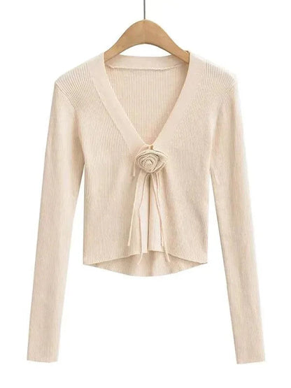 Stilvolle Damen Strickjacke Pullover