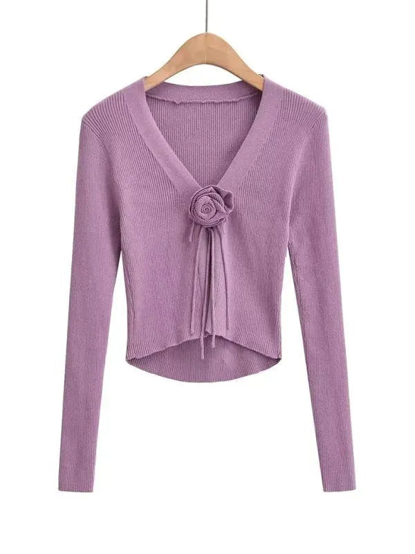 Stilvolle Damen Strickjacke Pullover