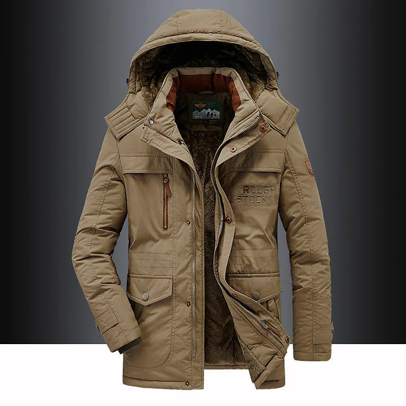Warme Fleece Outdoor Jacke Herren