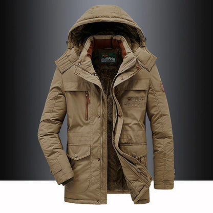 Warme Fleece Outdoor Jacke Herren
