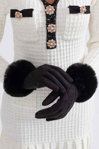 Warm gefütterte Winter Handschuhe - IdealeKleiden