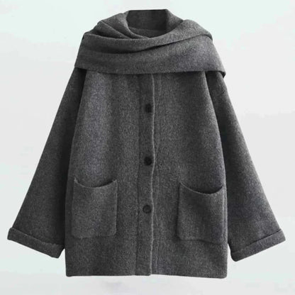 Gestrickte Jacke mit Noppen Optik