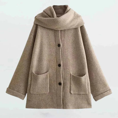 Gestrickte Jacke mit Noppen Optik - IdealeKleiden