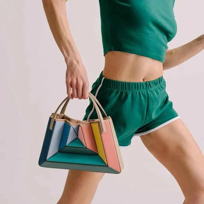 Stilvolle Damenhandtasche Geometrisch