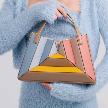 Stilvolle Damenhandtasche Geometrisch - IdealeKleiden