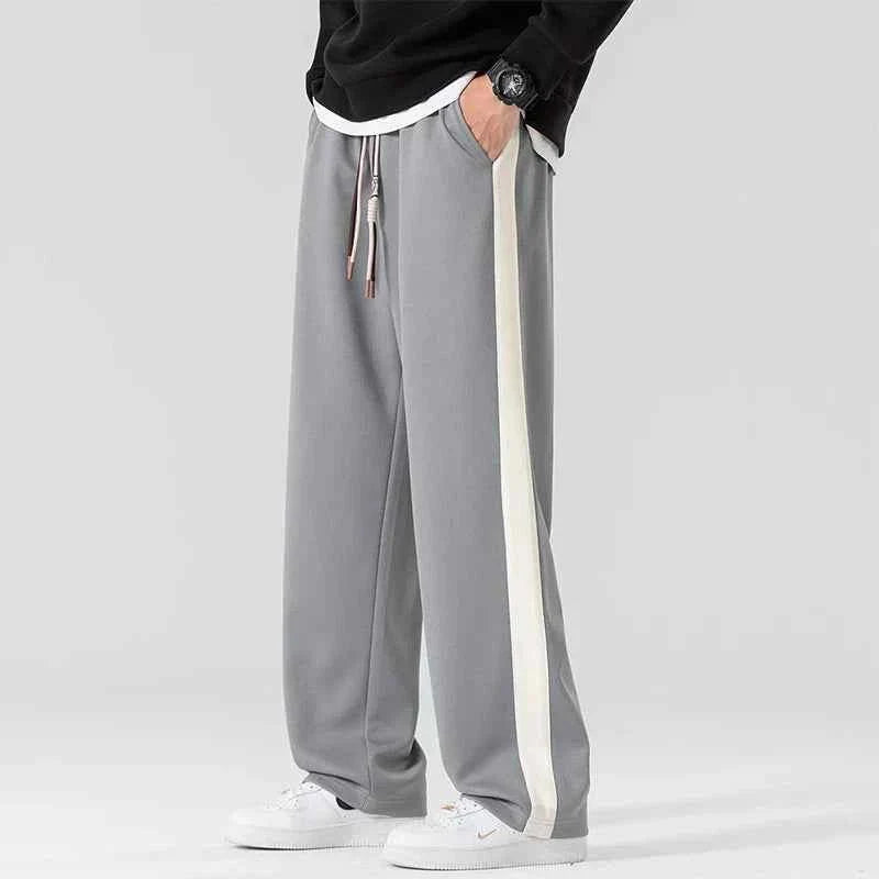 Sportliche Herren Jogginghose Streifen Design