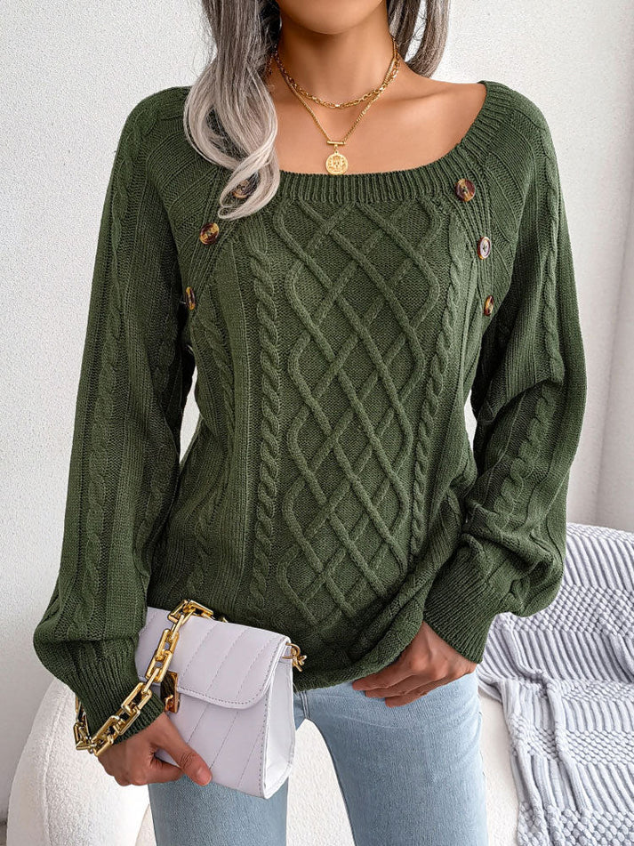 Damen Strickpullover Vielseitig Elegent - IdealeKleiden
