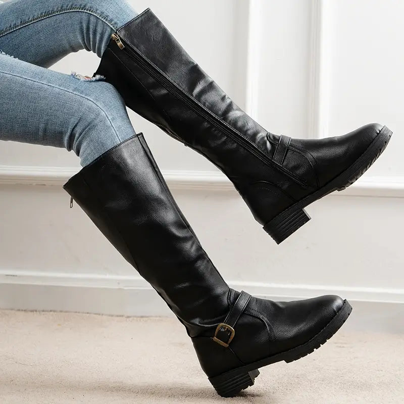 Reitstiefel Frauen Breite Wade Komfort