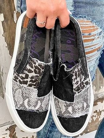 Damen Sneaker Niedrig Patch Style