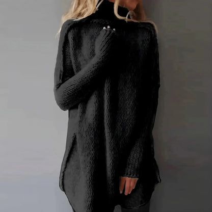 Handgestrickter Kabelpullover Frauen