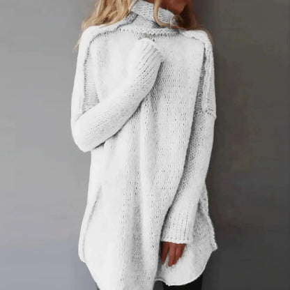 Handgestrickter Kabelpullover Frauen