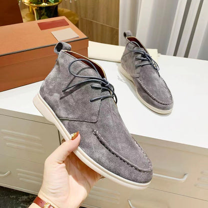 Stylische Kurzstiefel Mit Schnürung