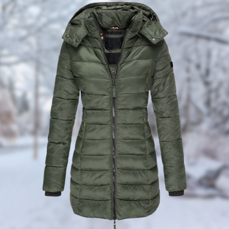 Stylische Damen Winterjacke Mittellang