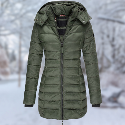 Stylische Damen Winterjacke Mittellang