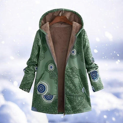 Winterparka Damen Rot Warm