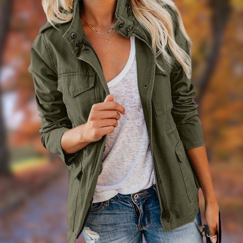 Modische Mehrzweckjacke Damen Trend