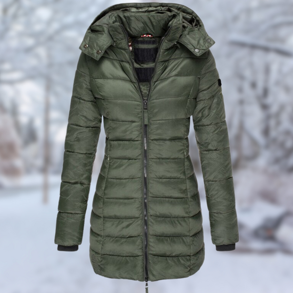 Elegant Wintermantel Mittellang Damen