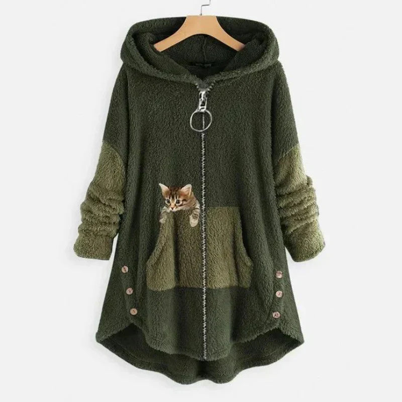 Kuschelige Winterjacke Weich und Warm
