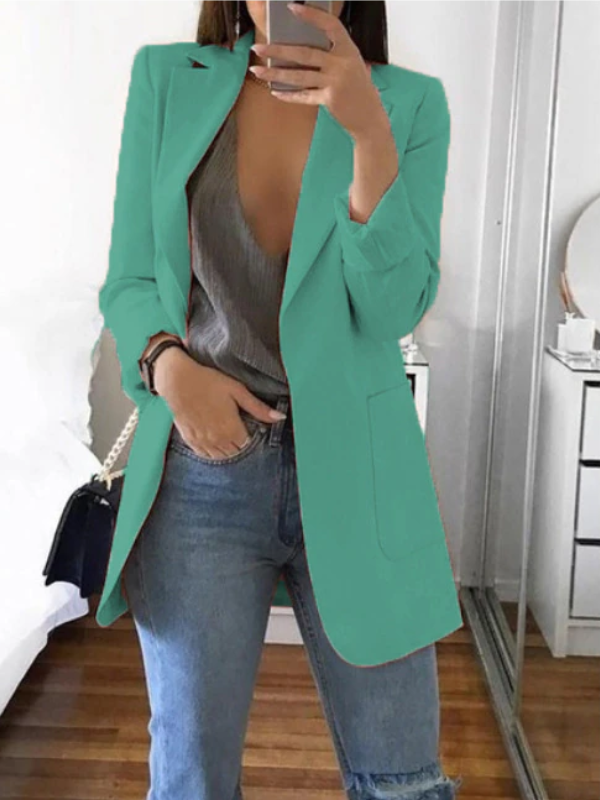 Schmale Blazer Damen Modern Elegant